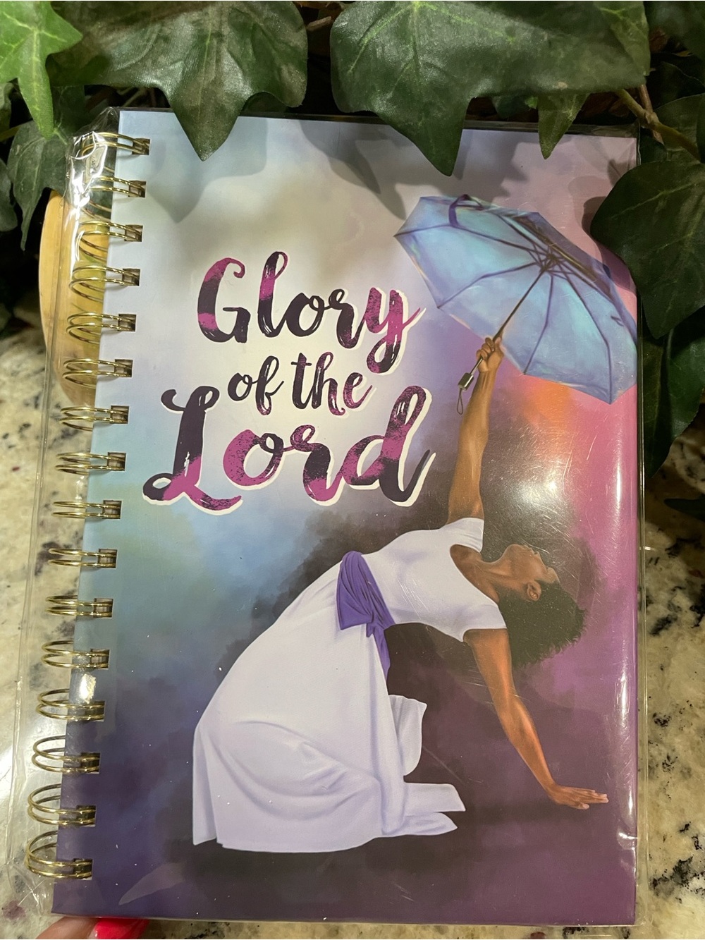 New in Bag African American Expressions "Glory to the Lord" spiralbound journal.